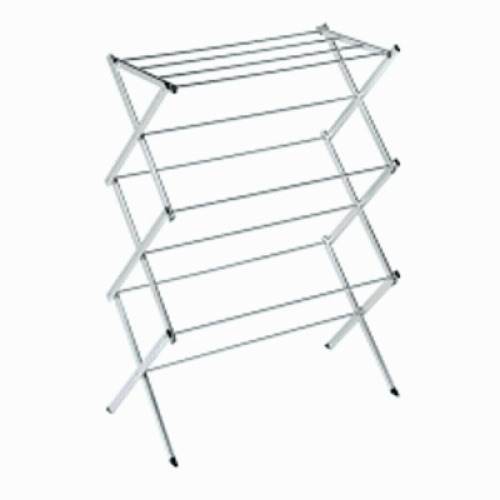 DESCRIPTION: (1) DRYING RACK BRAND/MODEL: HONEY CAN DO INFORMATION: CHROME RETAIL$: $56.78 EA QTY: 1
