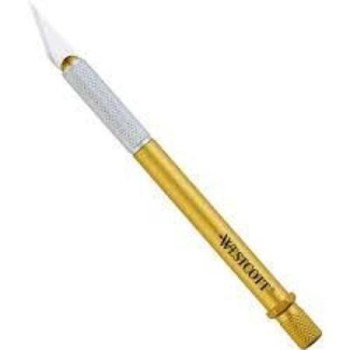DESCRIPTION: (1) CASE OF APPROX (12) HOBBY KNIFE BRAND/MODEL: WESTCOTT INFORMATION: GREEN RETAIL$: $84.00 EA QTY: 1