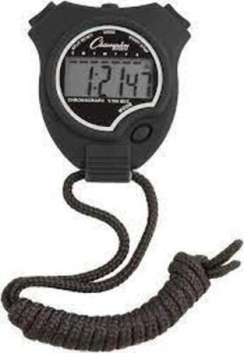 DESCRIPTION: (12) STOP WATCHES BRAND/MODEL: CHAMPION SPORTS #910 INFORMATION: RAINBOW COLORS RETAIL$: $10.99 EA QTY: 12