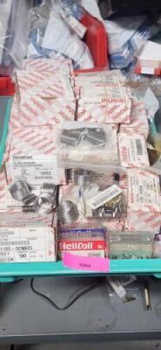 DESCRIPTION: (1) TRAY OF VARIOUS HELICOIL SUPPLIESBRAND/MODEL: HELICOILSIZE: VARIOUSINFORMATION: TRAY NOT INCLUDEDQTY: 1