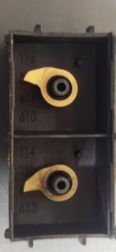 DESCRIPTION: (2) CARBIDE GROOVING INSERTS BRAND/MODEL: PH HORN RS114.0250.D2 T35 RETAIL$: 24.75 PER INSERT QTY: 2