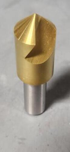 DESCRIPTION: (1) COBALT STEEL RHC 90 DEG SINGLE FLUTE COUNTERSINK BRAND/MODEL: MELIN TOOL 18226 SIZE: 3/4" HEAD DIA 1/2" SD RETAIL$: $61.22 QTY: 1