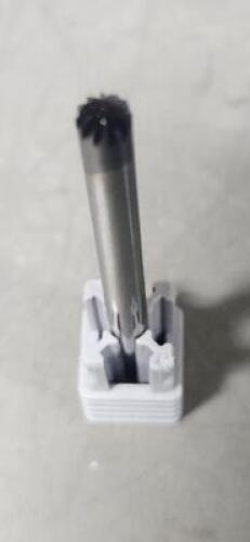 DESCRIPTION: (10) SOLID CARBIDE DOUBLE CUT FLAT BURR BRAND/MODEL: HARVEY TOOL 891145-C3 SIZE: $37.40 RETAIL$: 5/16" CUT, 3/16 SD QTY: 10