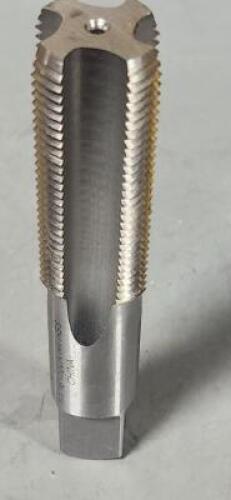 DESCRIPTION: (1) HSS STRAIGHT FLUTE BOTTOMING TAP BRAND/MODEL: VC 01861159 SIZE: 1-1/16-12 UNS RETAIL$: $151.61 QTY: 1