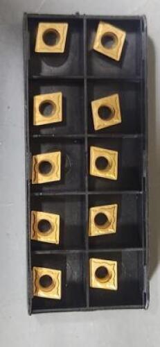 DESCRIPTION: (30) CCMT32.51 CARBIDE TURNING INSERTS BRAND/MODEL: VC CCMT32.51 IG115T-IF RETAIL$: $ 21.56 PER INSERT QTY: 30