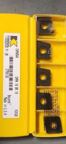 DESCRIPTION: (10) CNMA544 CARBIDE TURNING INSERTS BRAND/MODEL: KENNAMETAL CNMA16 06 16 KCK20 SIZE: $26.56 PER INSERT QTY: 10