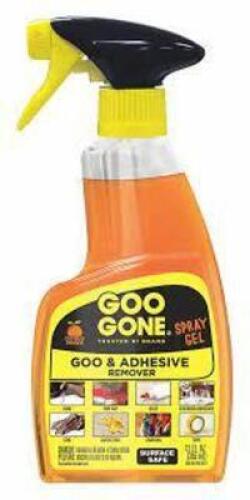 DESCRIPTION: (3) ADHESIVE REMOVER BRAND/MODEL: GOO GONE #39F165 INFORMATION: CITRUS SIZE: 12 FL OZ RETAIL$: $11.36 EA QTY: 3