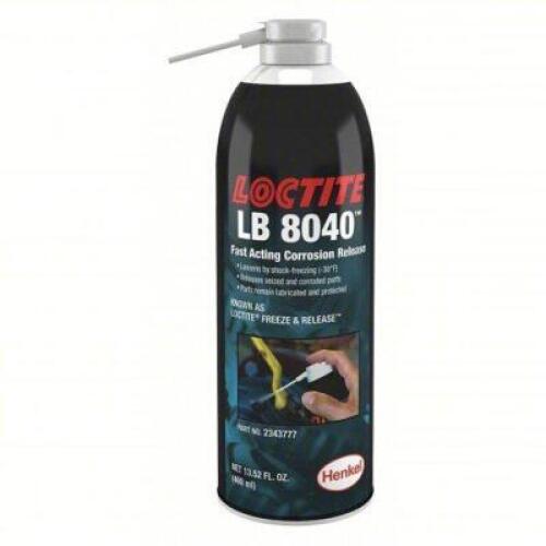 DESCRIPTION: (5) FAST ACTING CORROSION RELEASE BRAND/MODEL: LOCTITE LB 8040 SIZE: 13.52 OZ RETAIL$: 23.04 EA QTY: 5