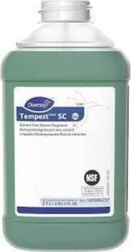 DESCRIPTION: (2) CLEANER DEGREASER BRAND/MODEL: DIVERSEY TEMPEST SC #787AD2 SIZE: 2.5 L RETAIL$: $203.00 TOTAL QTY: 2