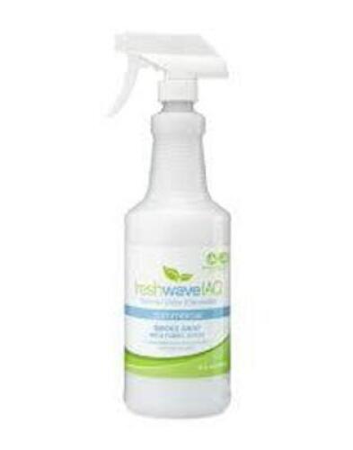 DESCRIPTION: (2) SMOKE AWAY AIR AND FABRIC SPRAY BRAND/MODEL: FRESH WAVE IAQ SIZE: 32 FL OZ RETAIL$: $11.00 EA QTY: 2