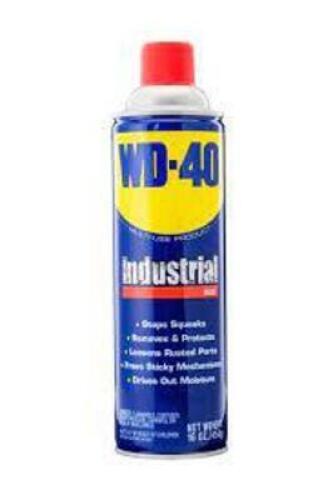 DESCRIPTION: (2) INDUSTRIAL LUBRICANT BRAND/MODEL: WD-40 SIZE: 16 OZ RETAIL$: $20.00 EA QTY: 2