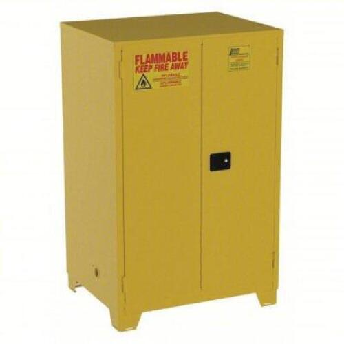 DESCRIPTION: (1) FLAMMABLES SAFETY CABINET BRAND/MODEL: JAMCO/FM 90 INFORMATION: YELLOW, 90 GALLON CAPACITY, LOCATED AT SHAPIRO METAL SUPPLY RETAIL$: