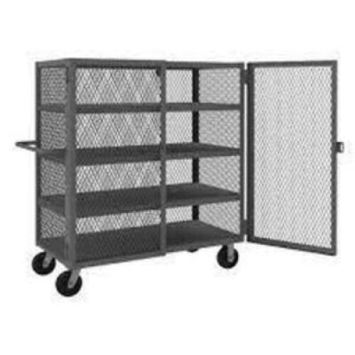 DESCRIPTION: (1) MESH HAND TRUCK BRAND/MODEL: DURHAM INFORMATION: GRAY, LOCATED AT SHAPIRO METAL SUPPLY RETAIL$: $1,018.00 SIZE: 57" X 24" X 60" QTY:
