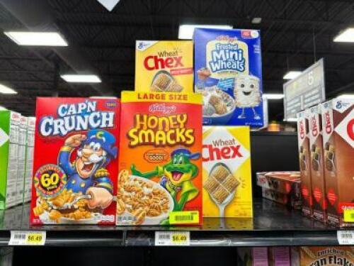 (19)- BOXES OF CEREAL
