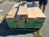 (17) CARTONS OF WIRE BRUSHED OAK GUNSTOCK FLOORING. 442 TOTAL SQUARE FEET - 3