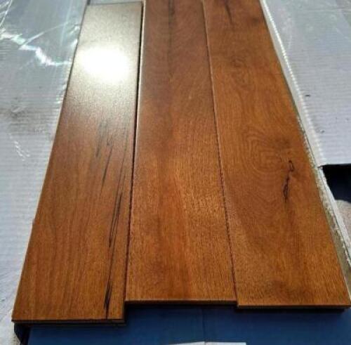 (28) CARTONS OF GOODFELLOW PREFINISHED CHARACTER GRADE BIRCH GUNSTOCK FLOORING. 659 TOTAL SQUARE FEET