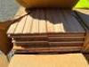 (8) CARTONS OF 5" RED OAK PLANK FLOORING. 200 SQUARE FEET TOTAL - 5
