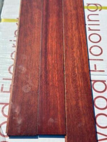 (14) CARTONS OF KEMPAS TOFFEE FLOORING. 370 TOTAL SQUARE FEET.