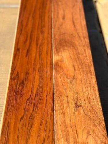 (6) CARTONS OF SHAMROCK PLANK FLOORING HICKORY SADDLE. 111 TOTAL SQUARE FEET