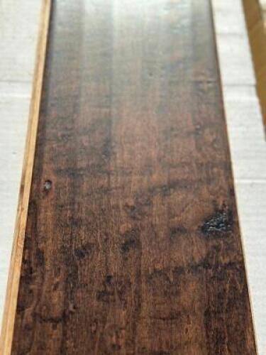 (42) CARTONS OF MAPLE TUXEDO FLOORING. 831 TOTAL SQUARE FEET.