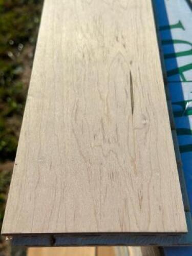 (17) CARTONS OF ALLWOOD MAPLE ENGINEERED HARDWOOD FLOORING. UNFINISHED. 345 TOTAL SQUARE FEET.