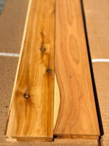 (9) CARTONS OF AUSTRALIAN CYPRESS. 198 TOTAL SQUARE FEET