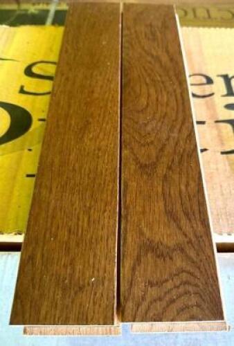 (17) CARTONS OF 2 1/4" SADDLE FLOORING. 425 TOTAL SQUARE FEET