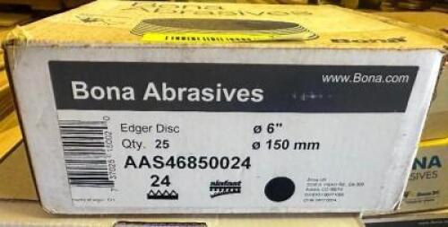 (4) BOXES OF BONA 6" ABRASIVE DISCS