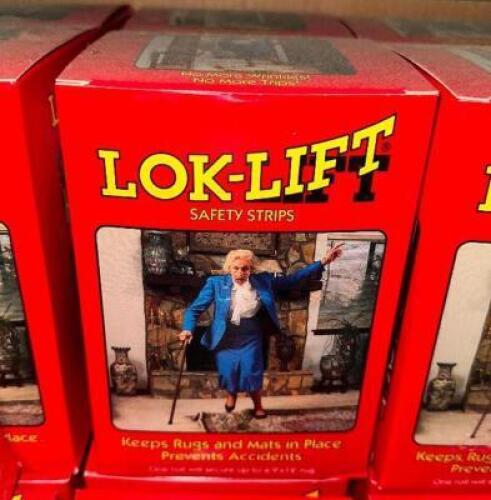 (21) BOXES OF LOK LIFT SAFETY STRIPS