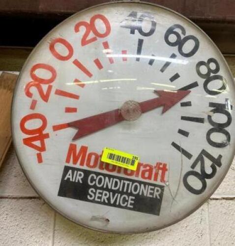 MOTOCRAFT 18" TEMPERATURE GAUGE.