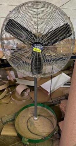 GLOBAL 25" INDUSTRIAL PEDESTAL FAN.