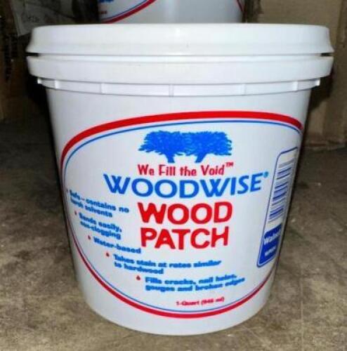 (2) 1 QUART CONTAINERS OF WOODWISE WOOD PATCH BRAZILIAN CHERRY, (1) QT AMERICAN CHERRY