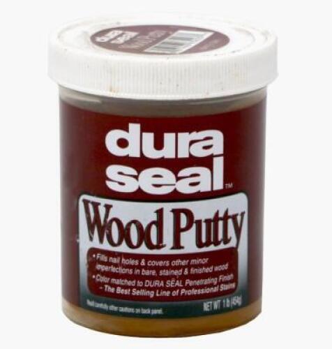 (1) CASES OF DURA SEAL WOOD PUTTY CHESTNUT GOLDEN BROWN