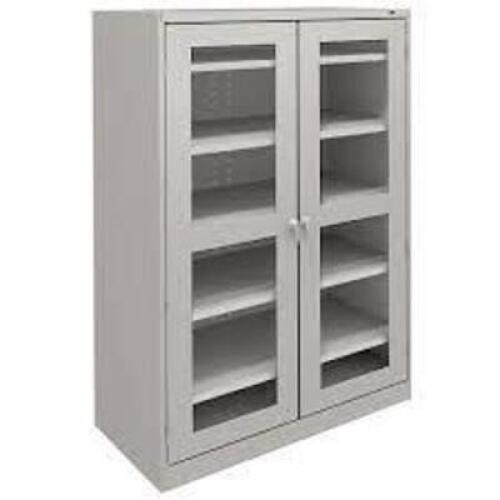 DESCRIPTION: (1) SEE THROUGH STORAGE CABINET, JUMBO BRAND/MODEL: TENNSCO INFORMATION: PUTTY SIZE: 24" X 48" X 78" RETAIL$: $899.00 EA QTY: 1