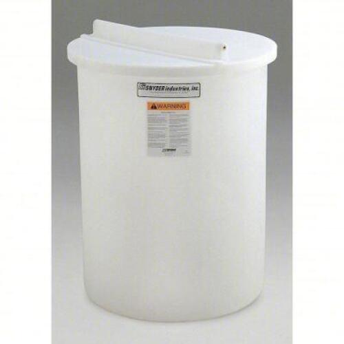 DESCRIPTION: (1) STORAGE TANK, SINGLE WALL BRAND/MODEL: SNYDER #2ZRD7 INFORMATION: WHITE SIZE: VERTICAL, 90 GAL, OPEN TOP, 3/16 IN WALL THICK, HDPE RE