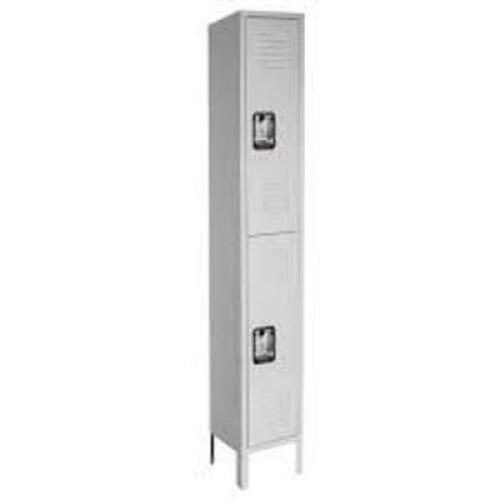 DESCRIPTION: (1) SINGLE, DOUBLE OPENING LOCKER BRAND/MODEL: LYON INFORMATION: GRAY SIZE: 2 TIER RETAIL$: $328.31 EA QTY: 1