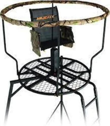 DESCRIPTION: (1) PORTABLE TRIPOD HUNTING STAND BRAND/MODEL: MUDDY INFORMATION: THE LIBERTY SIZE: 16' RETAIL$: $369.79 EA QTY: 1