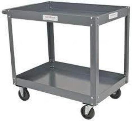 DESCRIPTION: (1) INDUSTRIAL HEAVY DUTY UTILITY CART BRAND/MODEL: MSC #86081114 INFORMATION: GRAY, STEEL SIZE: 247" X 30" SHELVES, 1000 LB CAPACITY RET