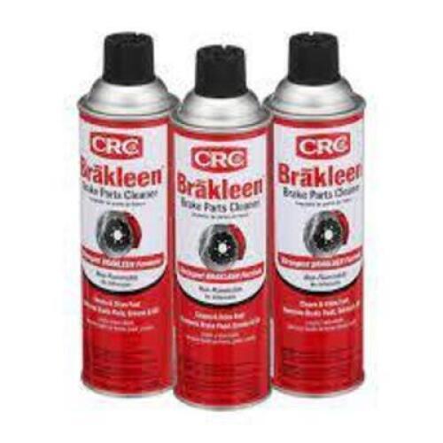 DESCRIPTION: (6) BRAKE PARTS CLEANER BRAND/MODEL: CRC BRAKLEEN SIZE: 20 OZ RETAIL$: $21.99 EA QTY: 6