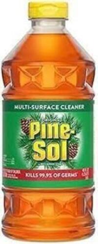 DESCRIPTION: (2) DISINFECTANT CLEANER BRAND/MODEL: PINE-SOL #22D027 INFORMATION: PINE SCENT SIZE: .5 GALLON RETAIL$: $9.87 EA QTY: 2