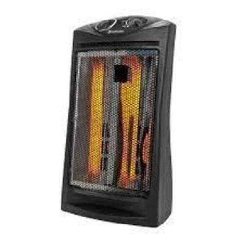 DESCRIPTION: (1) ELECTRIC RADIANT HEATER BRAND/MODEL: COMFORT ZONE INFORMATION: BLACK SIZE: 14" RETAIL$: $218.75 QTY: 1
