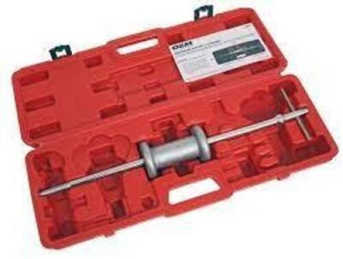DESCRIPTION: (1) SLIDE HAMMER BRAND/MODEL: OEM #27033 INFORMATION: RED CARRY CASE SIZE: 5 LB, 5/8" X 18 THREADS RETAIL$: $77.99 EA QTY: 1