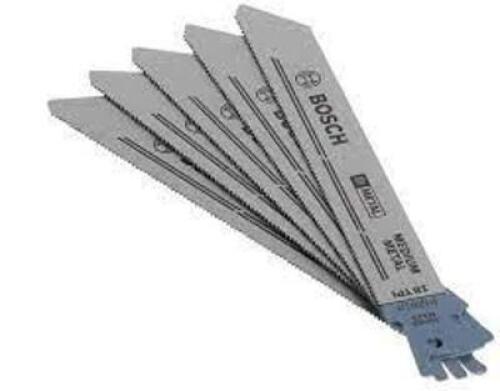 DESCRIPTION: (6) SETS OF (5) METAL CUTTING RECIPROCATING SAW BLADES BRAND/MODEL: BOSCH #RM618 INFORMATION: SWISS MADE SIZE: 6" RETAIL$: $10.99 EA QTY: