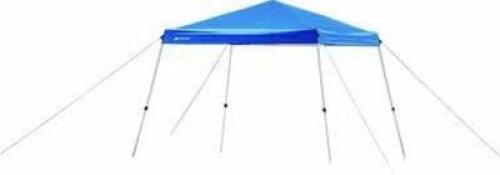 DESCRIPTION: (1) SINGLE PUSH SLANT CANOPY BRAND/MODEL: OZARK TRAIL INFORMATION: GRAY SIZE: 10' X 10' RETAIL$: $78.95 EA QTY: 1