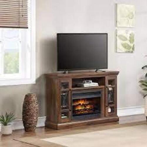 DESCRIPTION: (1) FIREPLACE INSERT FOR TV STAND BRAND/MODEL: QUANTUM FLAME #WH200-23C1C-M INFORMATION: BLACK RETAIL$: $269.99 EA QTY: 1
