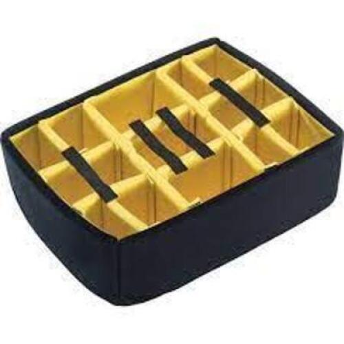 DESCRIPTION: (1) DIVIDER SET WITH FOAM BRAND/MODEL: PELICAN #015600-4050-000 INFORMATION: BLACK WITH YELLOW SIZE: 1565 FOR 1560 CASE RETAIL$: $210.00