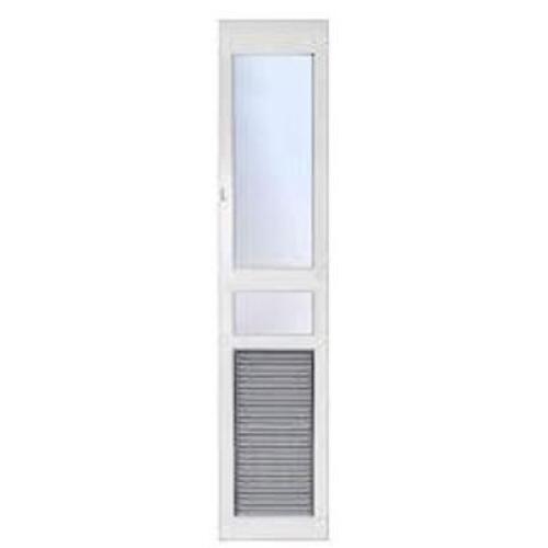 DESCRIPTION: (1) WATER AND ENERGY EFFICIENT PET DOOR WITH MAGNETIC CLOSURE BRAND/MODEL: VENTURA #AF1-SRE-XL INFORMATION: WHITE SIZE: EXTRA TALL PATIO