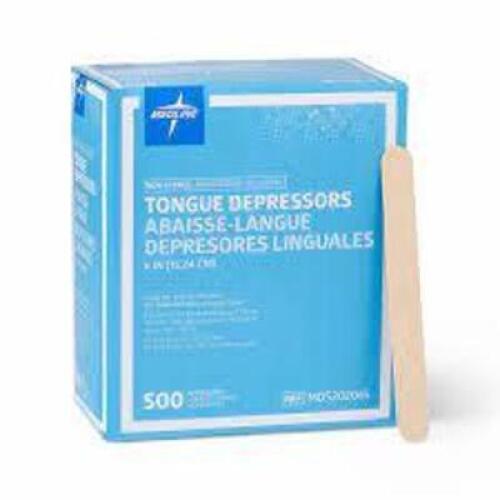 DESCRIPTION: (4) CASES OF (500) TONGUE DEPRESSORS BRAND/MODEL: MEDLINE #MDS202065 INFORMATION: WOOD SIZE: 6" RETAIL$: $96.16 EA QTY: 4