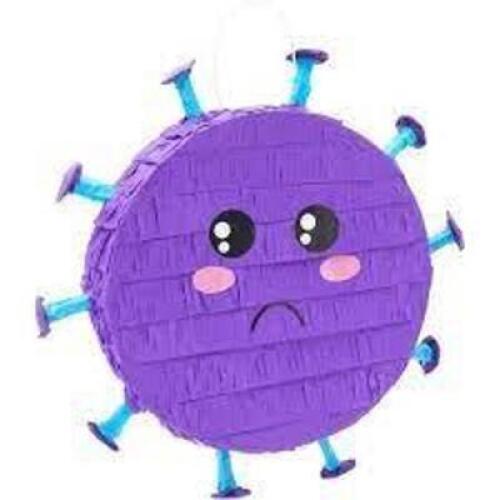 DESCRIPTION: (6) GLOBAL VIRUS DISEASE PINATA BRAND/MODEL: BLUE PANDA INFORMATION: CORONAVIRUS, GREEN GERM RETAIL$: $38.99 EA QTY: 6