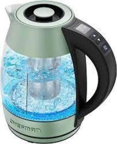 DESCRIPTION: (1) ELECTRIC KETTLE BRAND/MODEL: CHEFMAN # RJ11-17-TCTI-V2 INFORMATION: STAINLESS SIZE: 1L RETAIL$: $34.99 EA QTY: 1